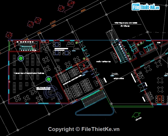 đồ án tốt nghiệp,trung tâm cộng đồng,file cad đồ án